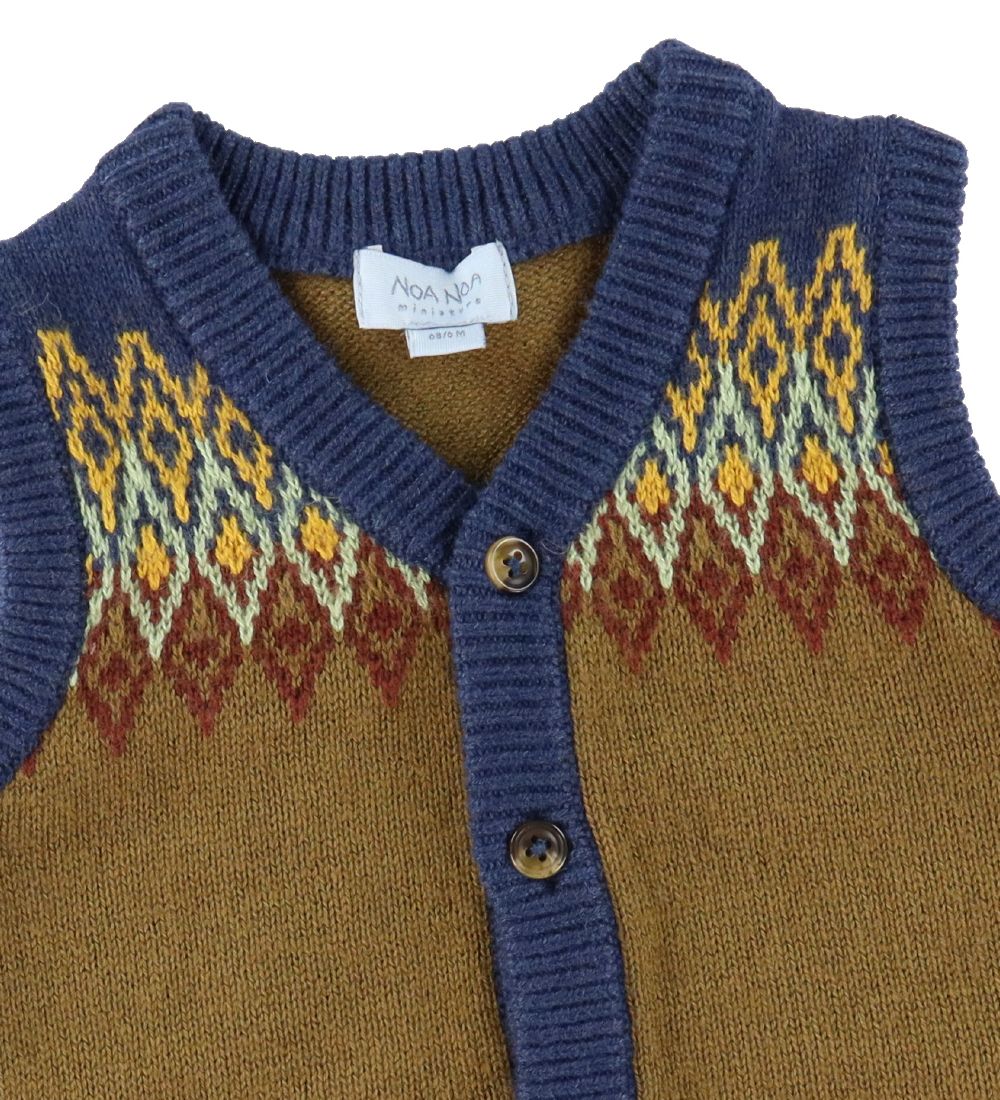 Noa Noa miniature Vest - Uld - Art Multicolour