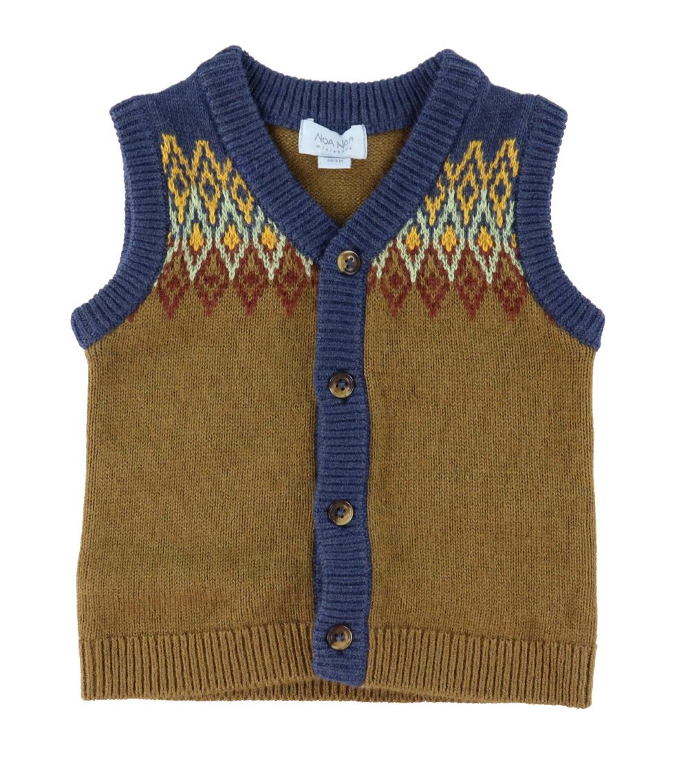 Noa Noa miniature Vest - Uld - Art Multicolour