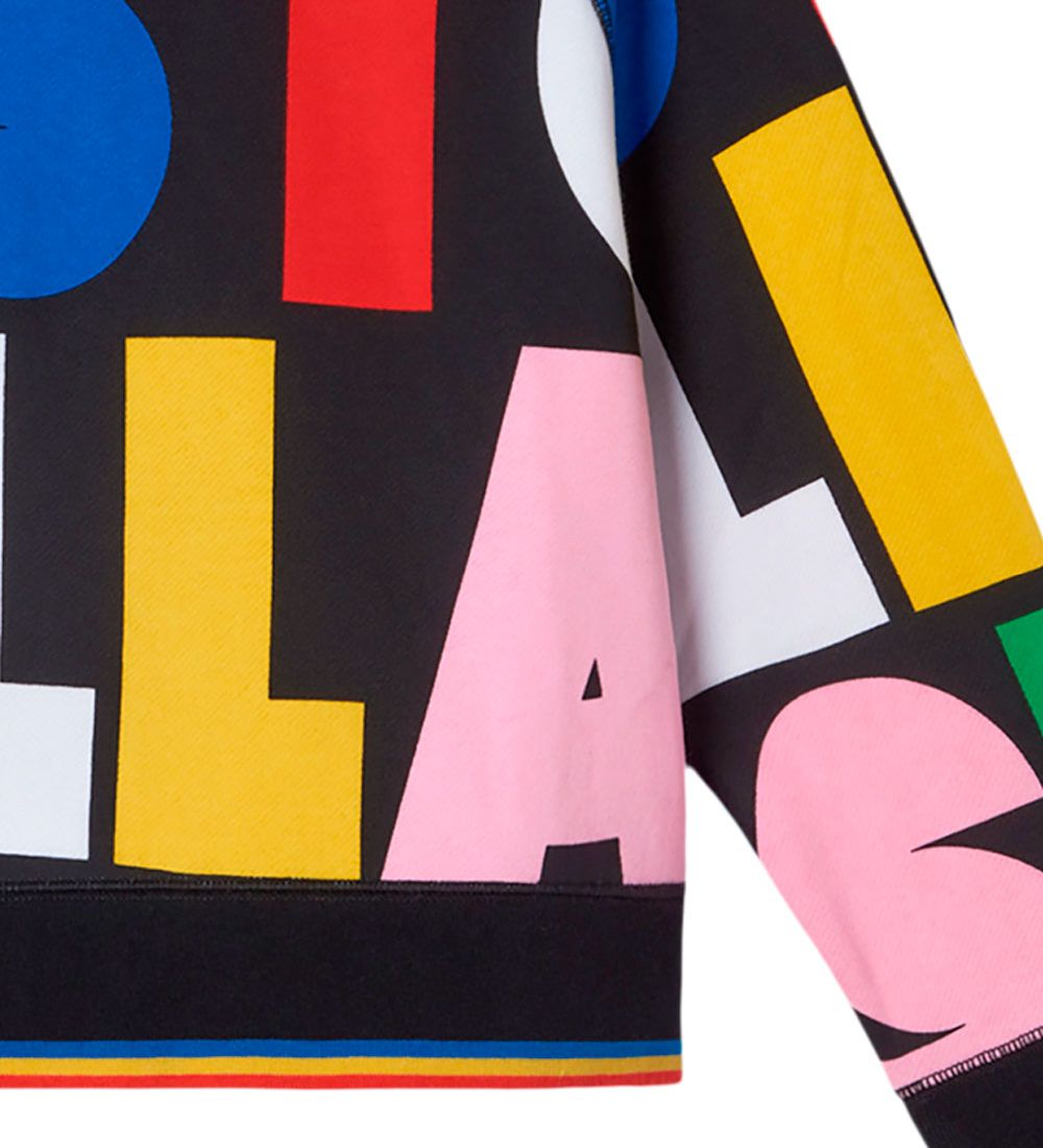 Stella McCartney Kids Sweatshirt - Bold Stella - Sort/Multifarve
