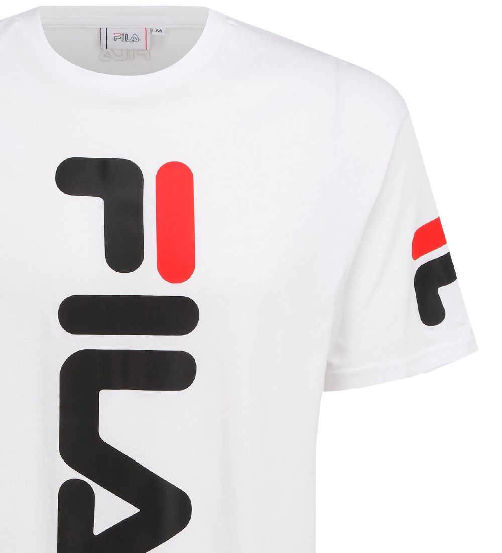 Fila T-Shirt - Allan - Bright White m. Logo