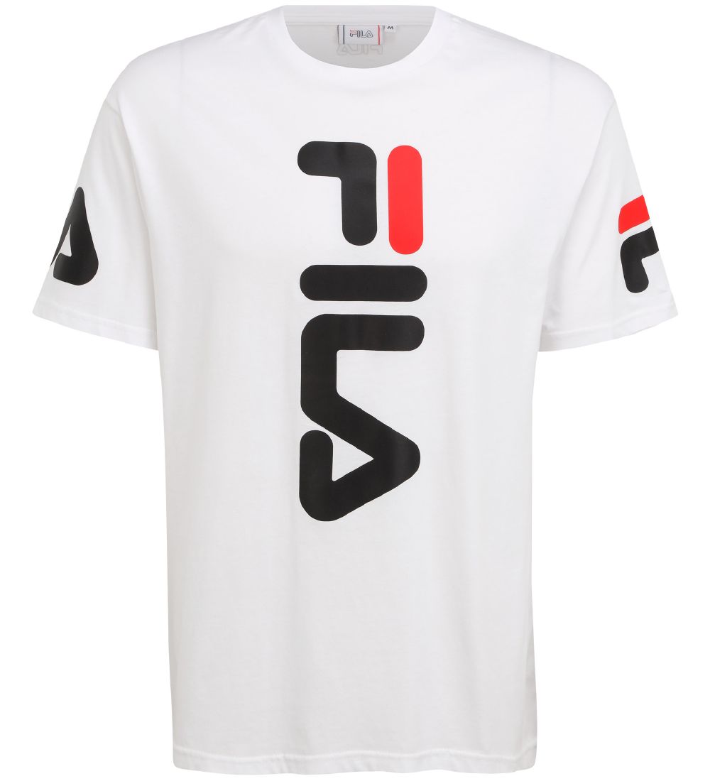 Fila T-Shirt - Allan - Bright White m. Logo