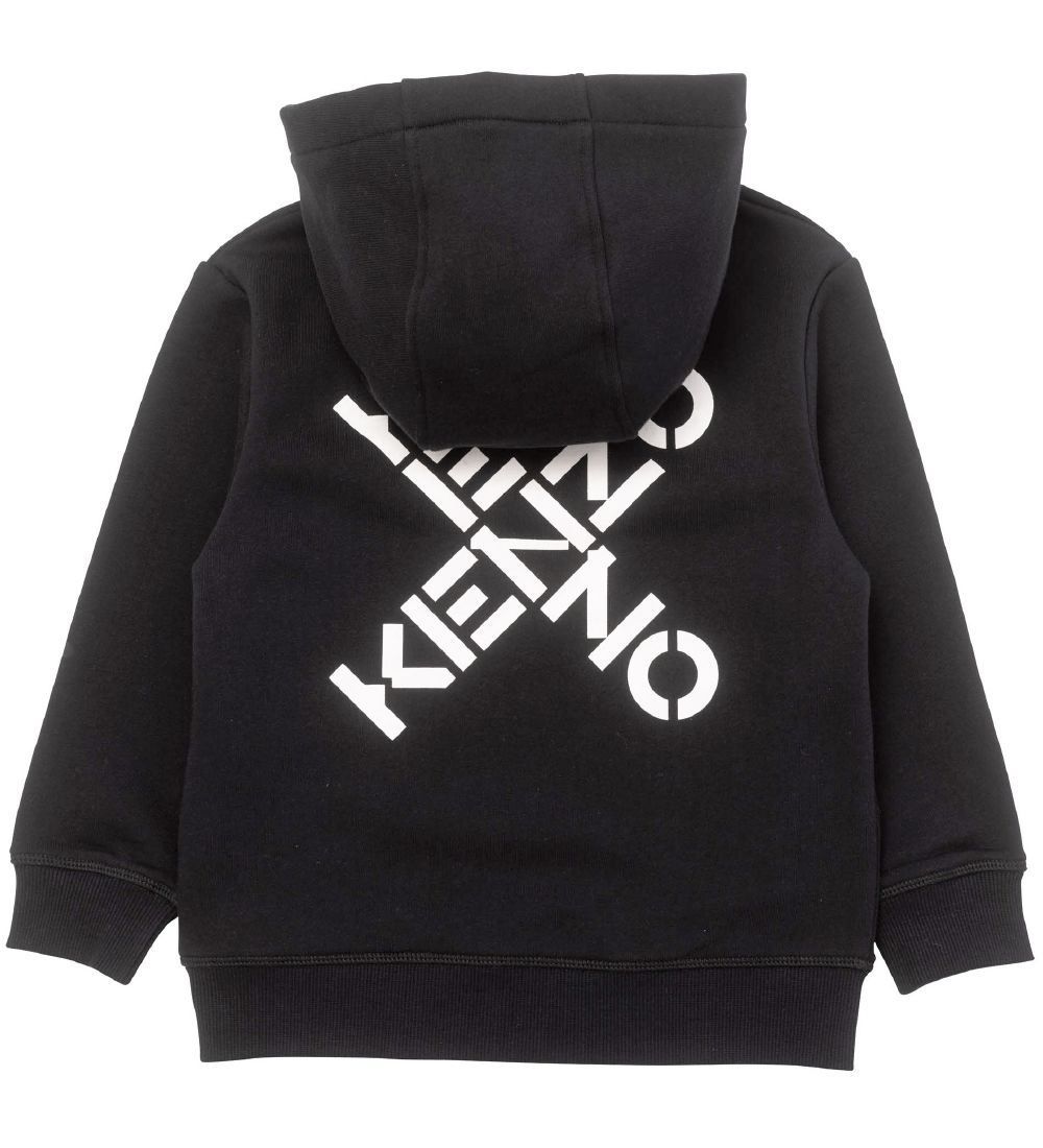 Kenzo Cardigan - Sort m. Hvid