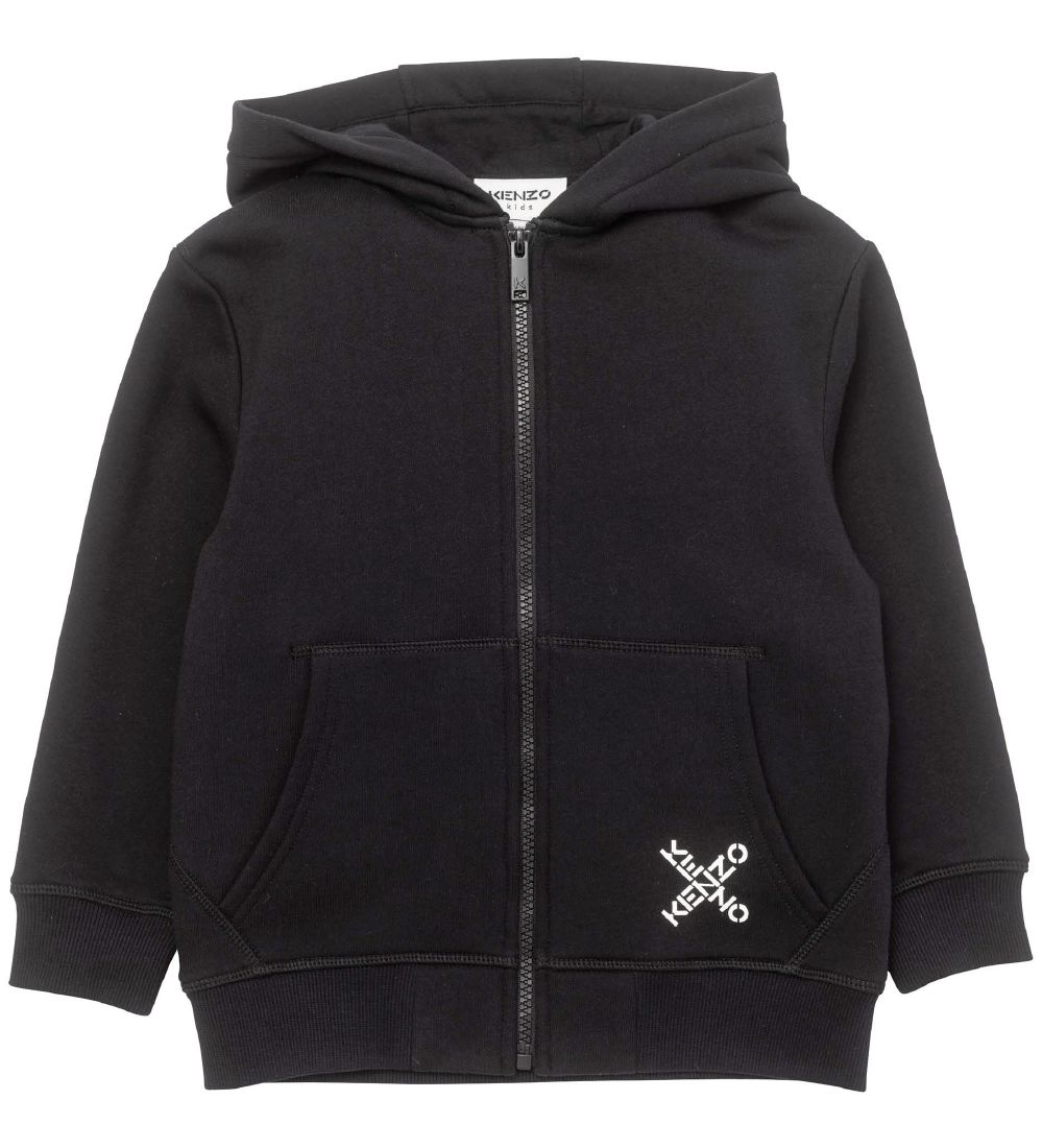 Kenzo Cardigan - Sort m. Hvid