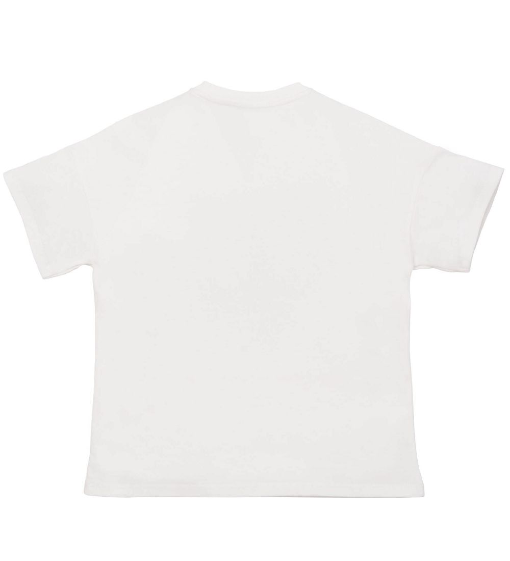 Kenzo T-shirt - Off White/Bl m. Tiger