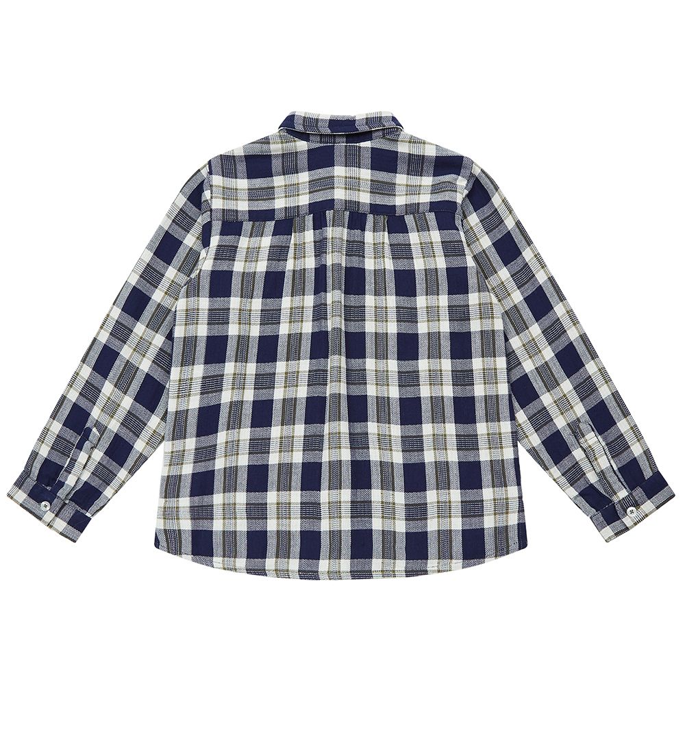 Bonton Skjorte - Blå/Grå Ternet