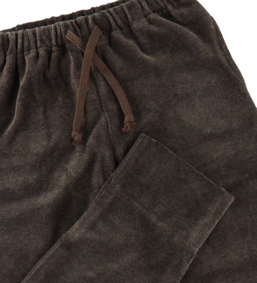 Huttelihut Bukser - Velour - Jog! - Brown