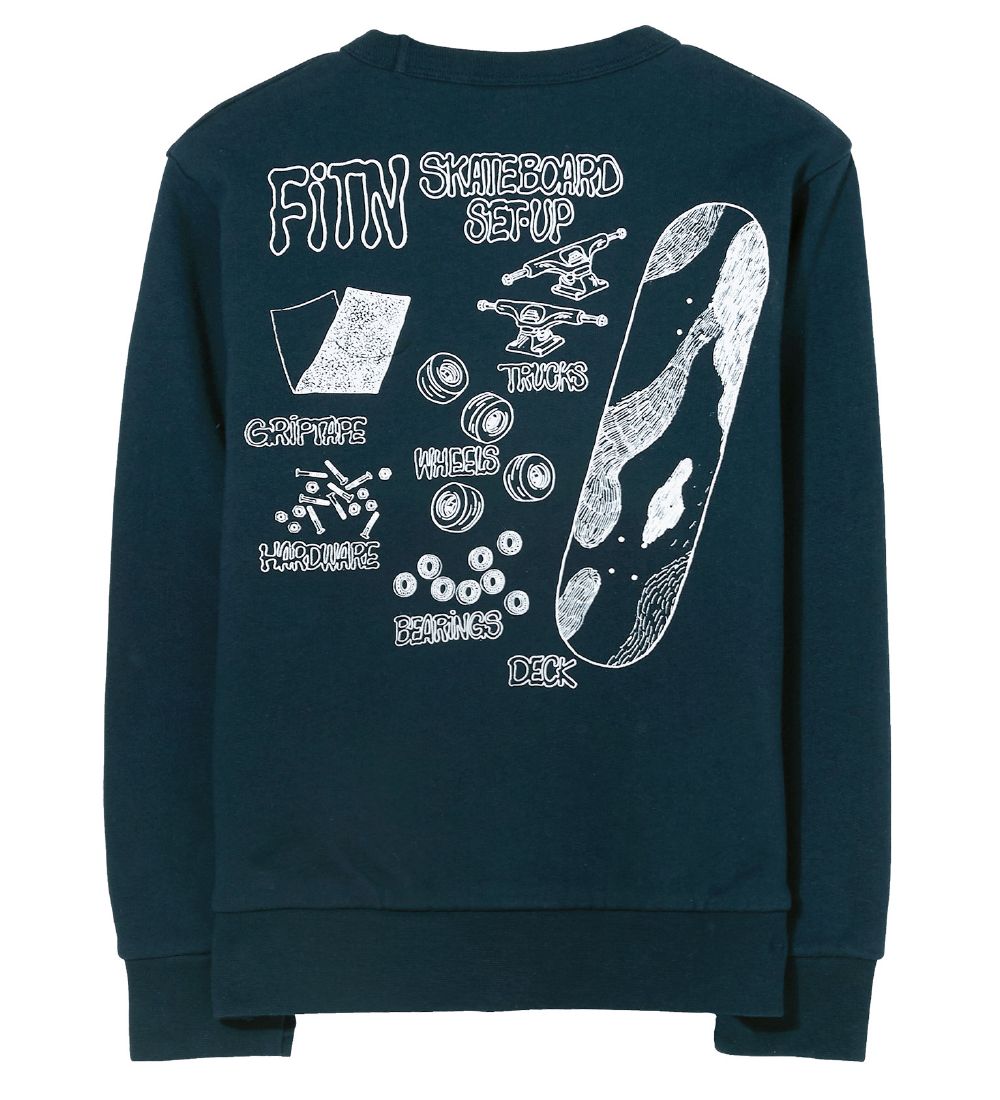 Finger In The Nose Sweatshirt - Brian - Navy Skatebord