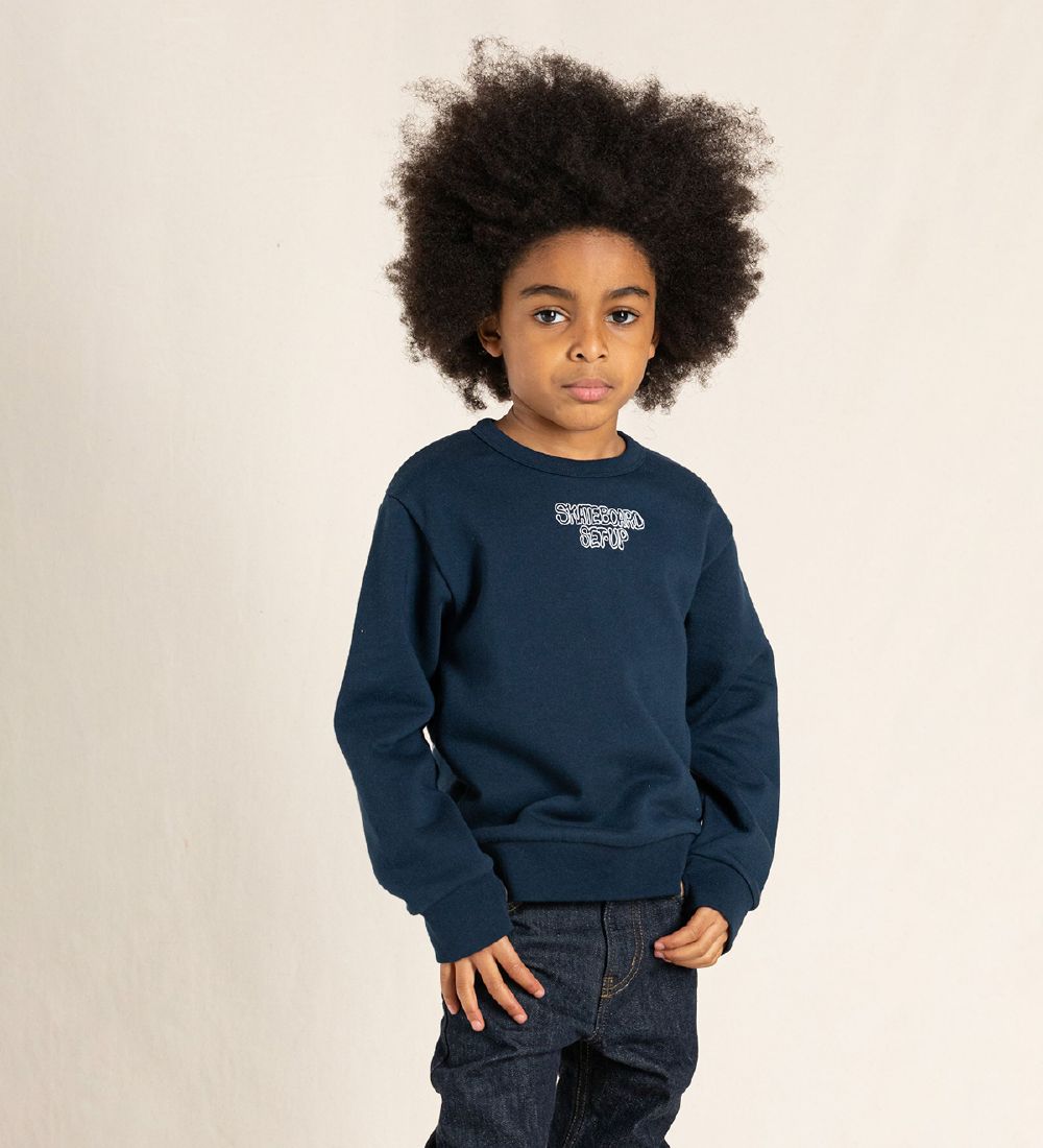Finger In The Nose Sweatshirt - Brian - Navy Skatebord
