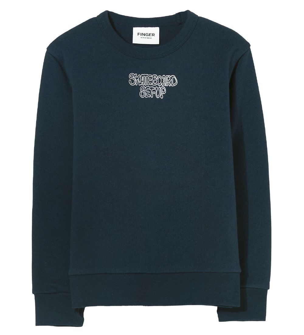 Finger In The Nose Sweatshirt - Brian - Navy Skatebord