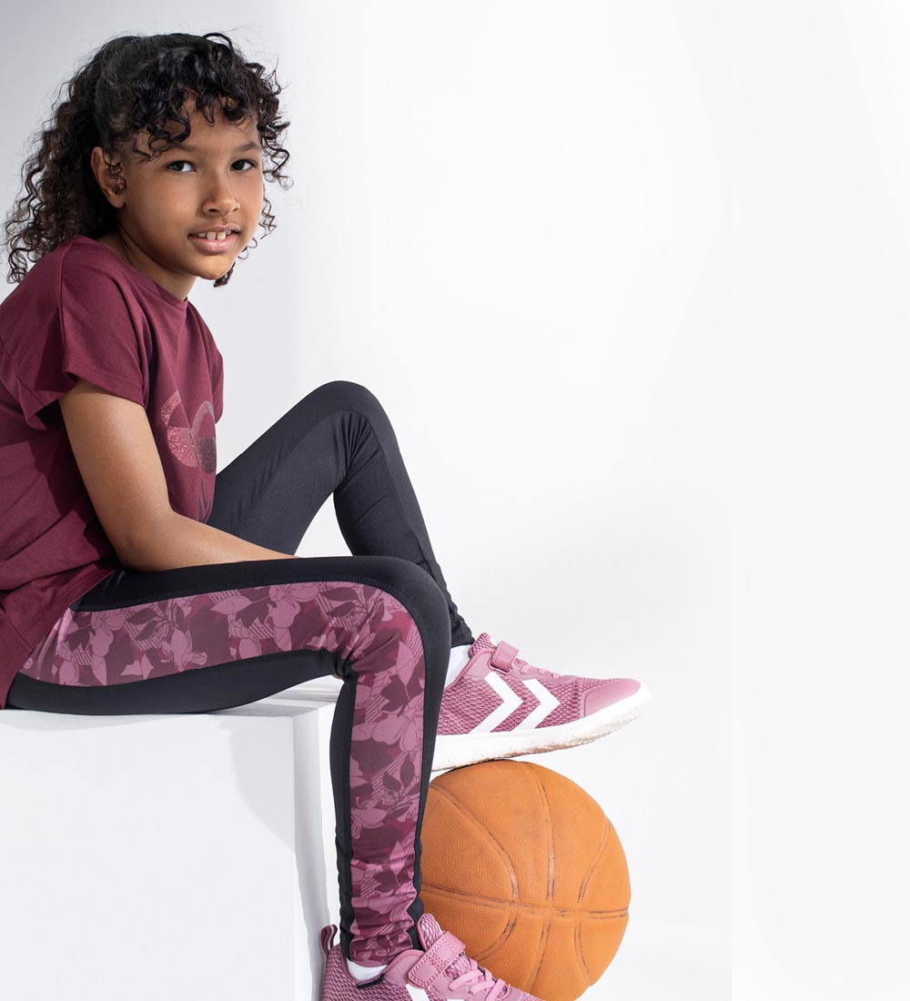 Hummel Leggings - hmlNanna - Deco Rose
