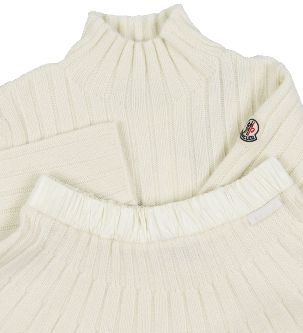 Moncler Sæt - Bluse/Nederdel - Uld - Natural