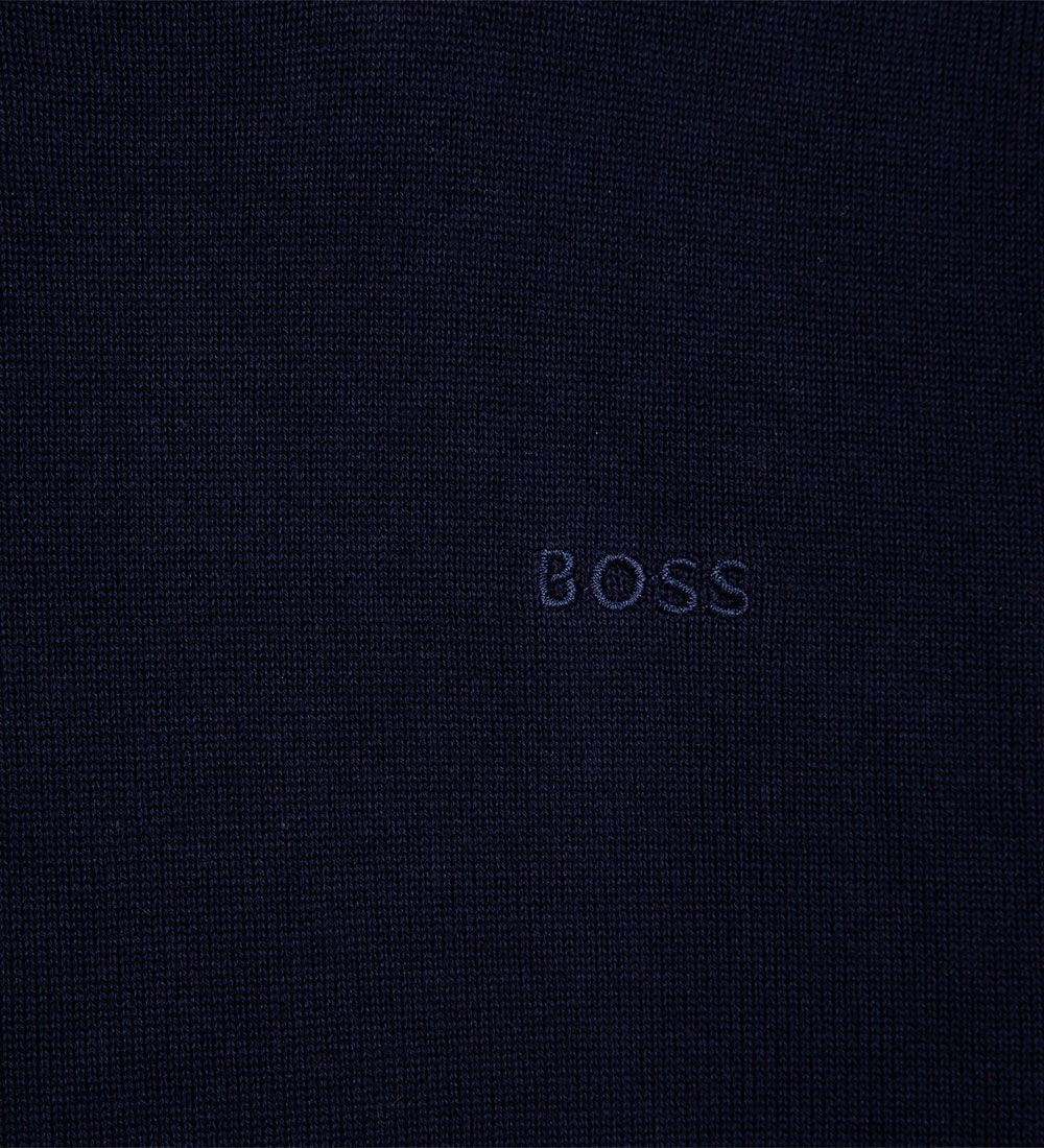 BOSS Bluse - Strik - Smart Casual - Navy