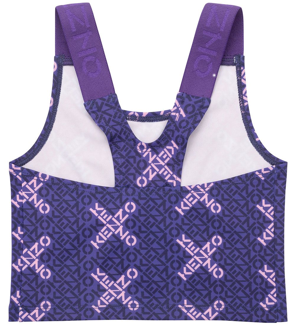 Kenzo Træningstop - Energy - Plum m. Logoer