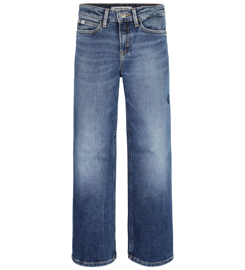 Calvin Klein Jeans - Wide Leg HR - Visual Mid Blue