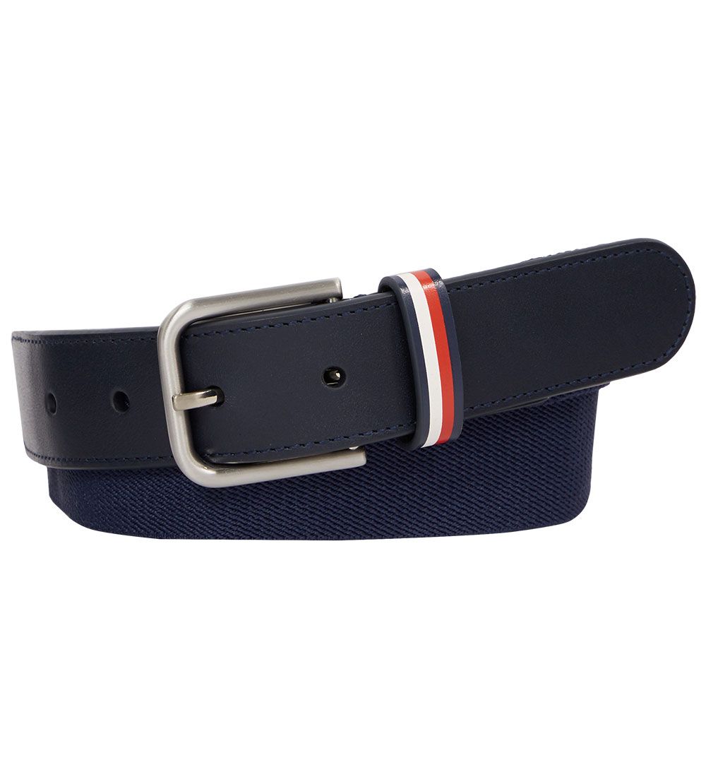 Tommy Hilfiger Blte - Elasticated Leather - Navy