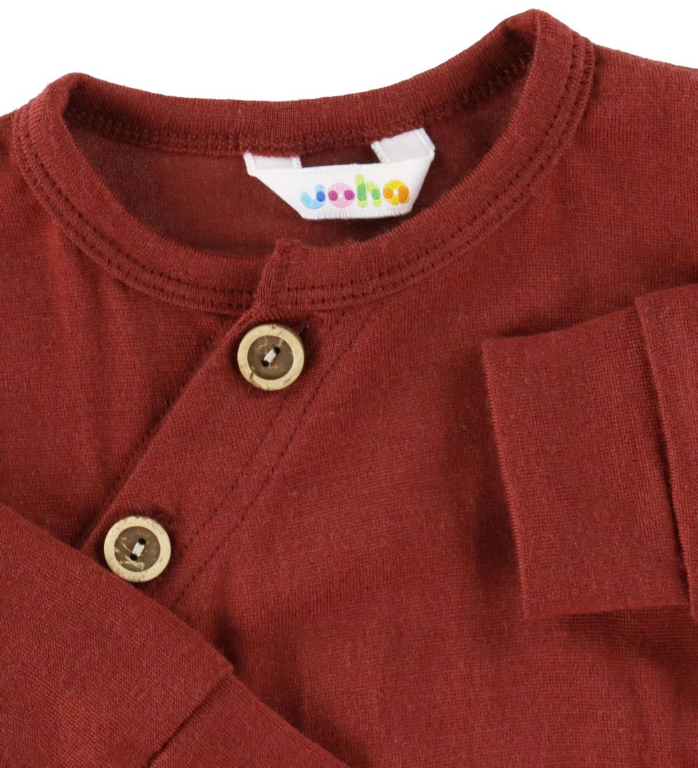Joha Cardigan - Uld - Vinrød
