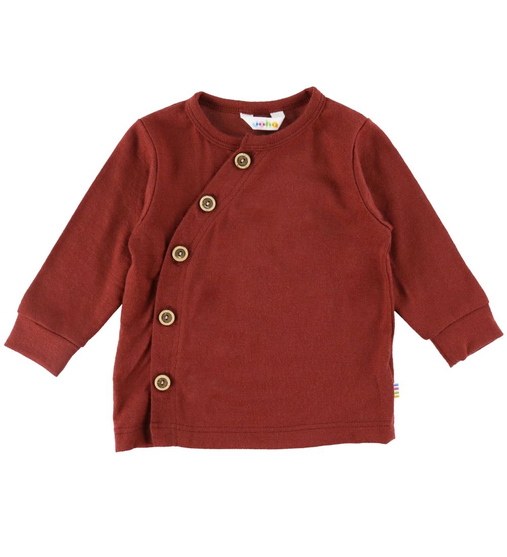 Joha Cardigan - Uld - Vinrød