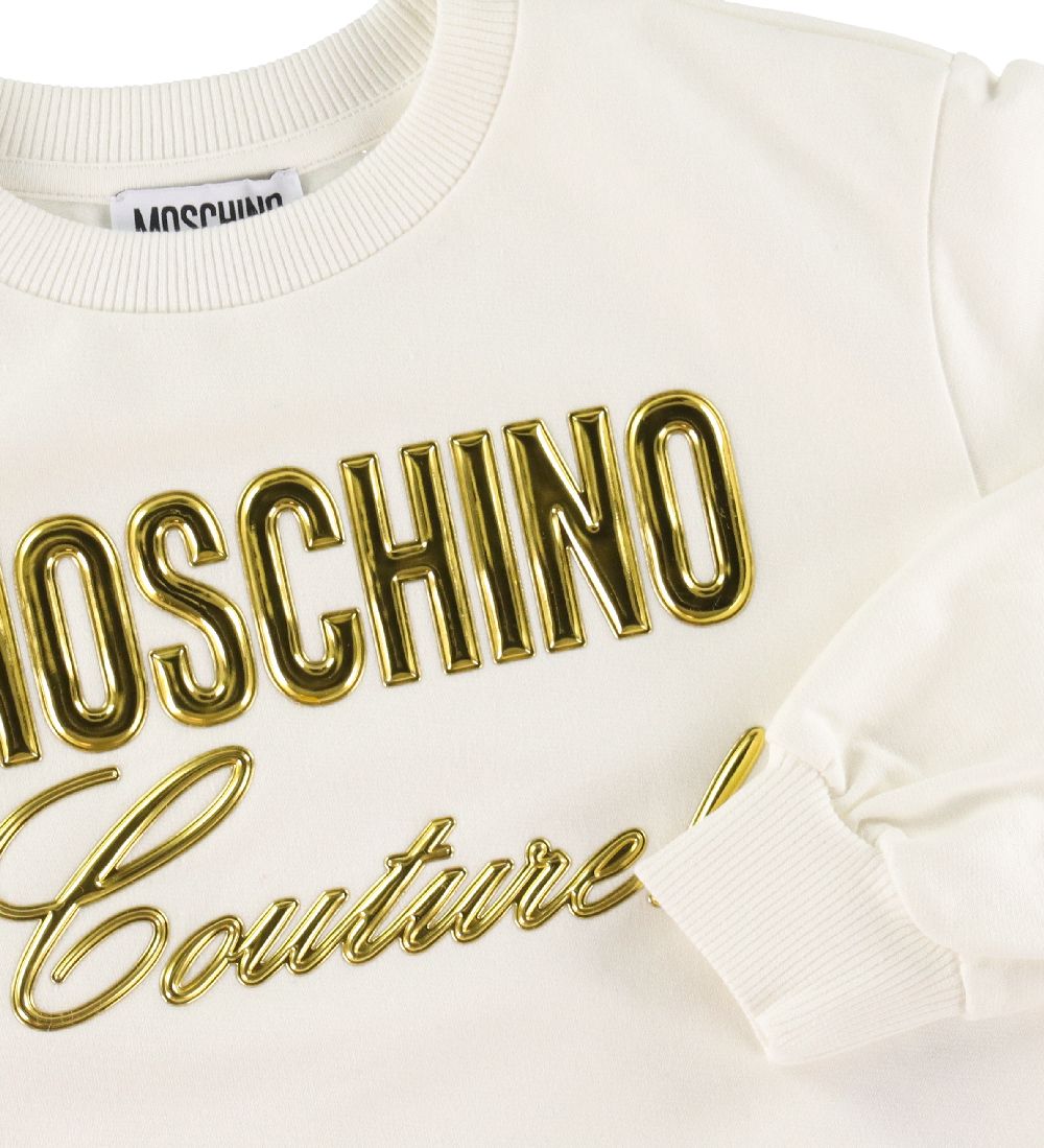 Moschino Sweatshirt - Hvid m. Guld