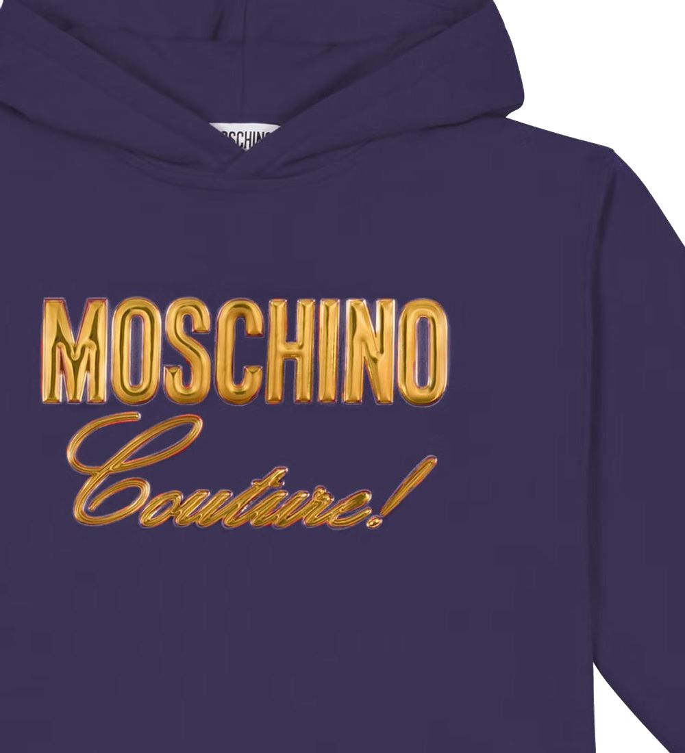Moschino Sweatkjole - Navy m. Guld