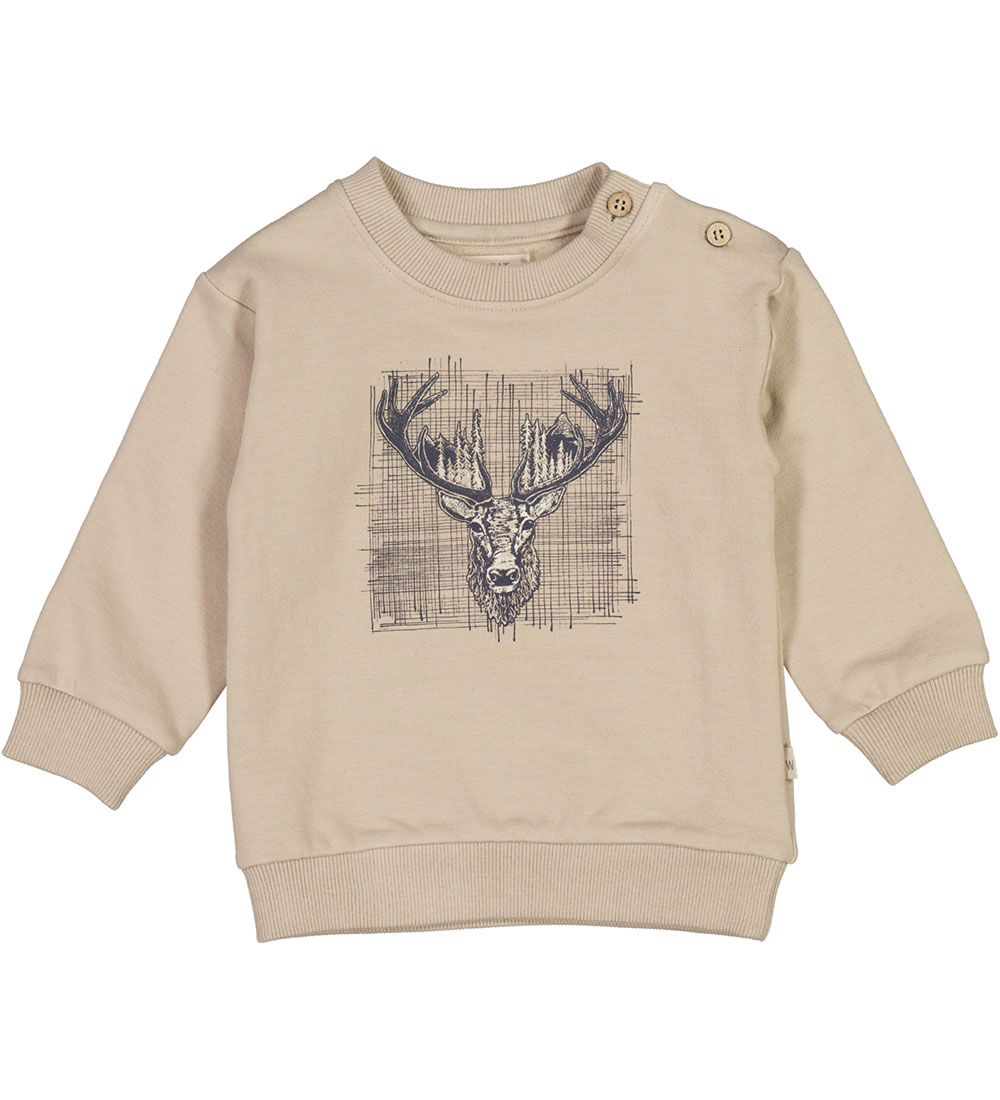 Wheat Sweatshirt - Deer - Gravel
