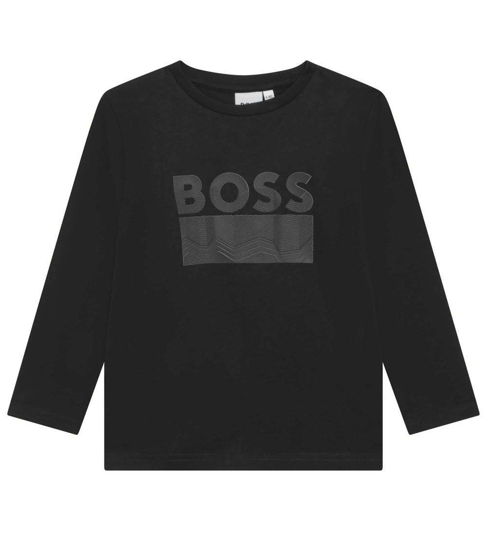 BOSS Bluse - Casual 2 D3 - Sort m. Print