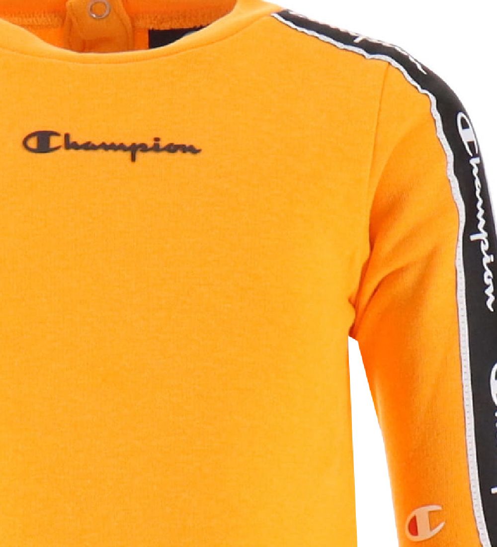 Champion Sweatshirt/Sweatpants - Orange/Sort