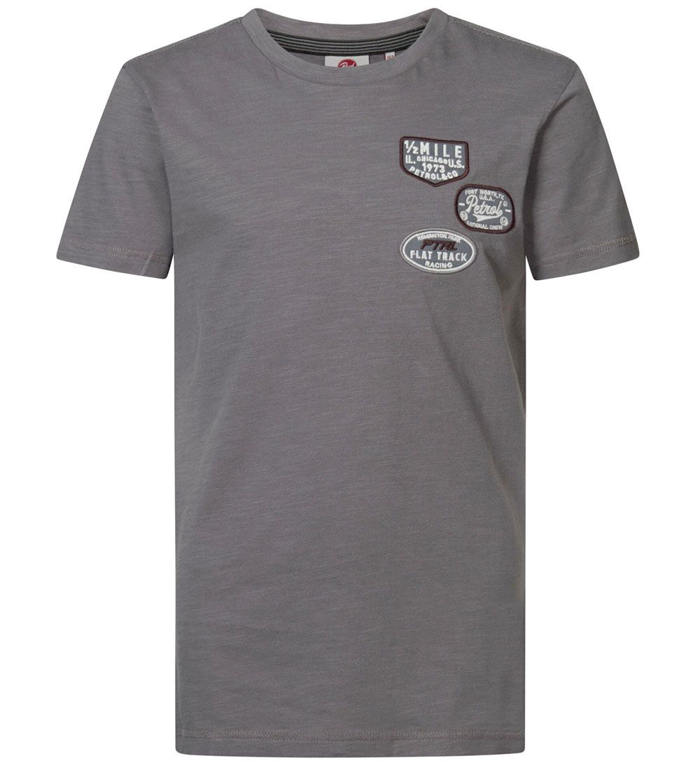 Petrol Industries T-shirt - Round Neck - Steel Grey