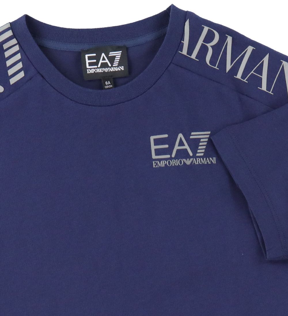 EA7 T-shirt - Navy Blue m. Gr