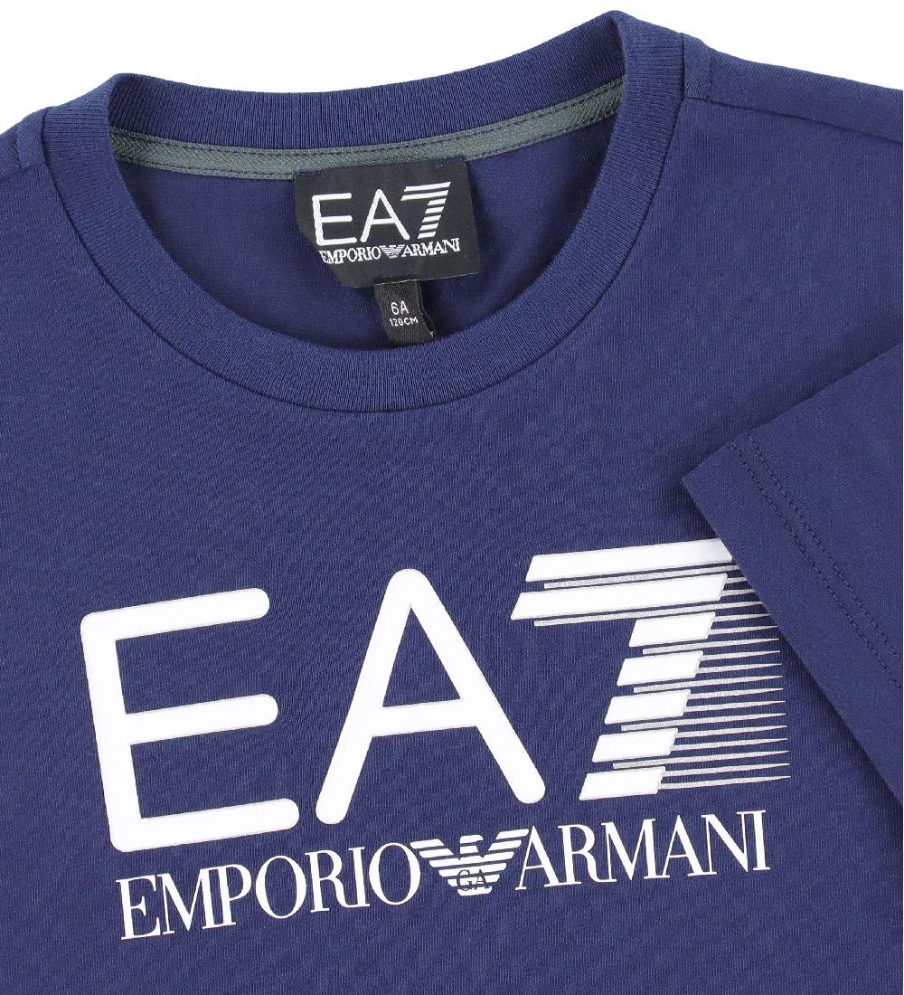 EA7 T-shirt - Navy Blue m. Logo