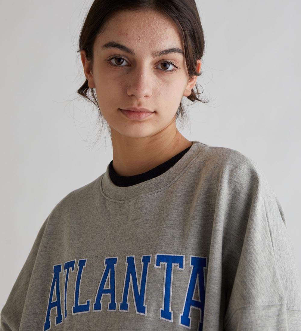 Grunt Sweatshirt - Helena Sweat - Grå