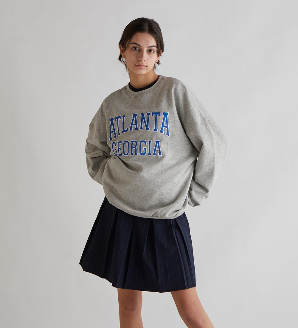 Grunt Sweatshirt - Helena Sweat - Grå
