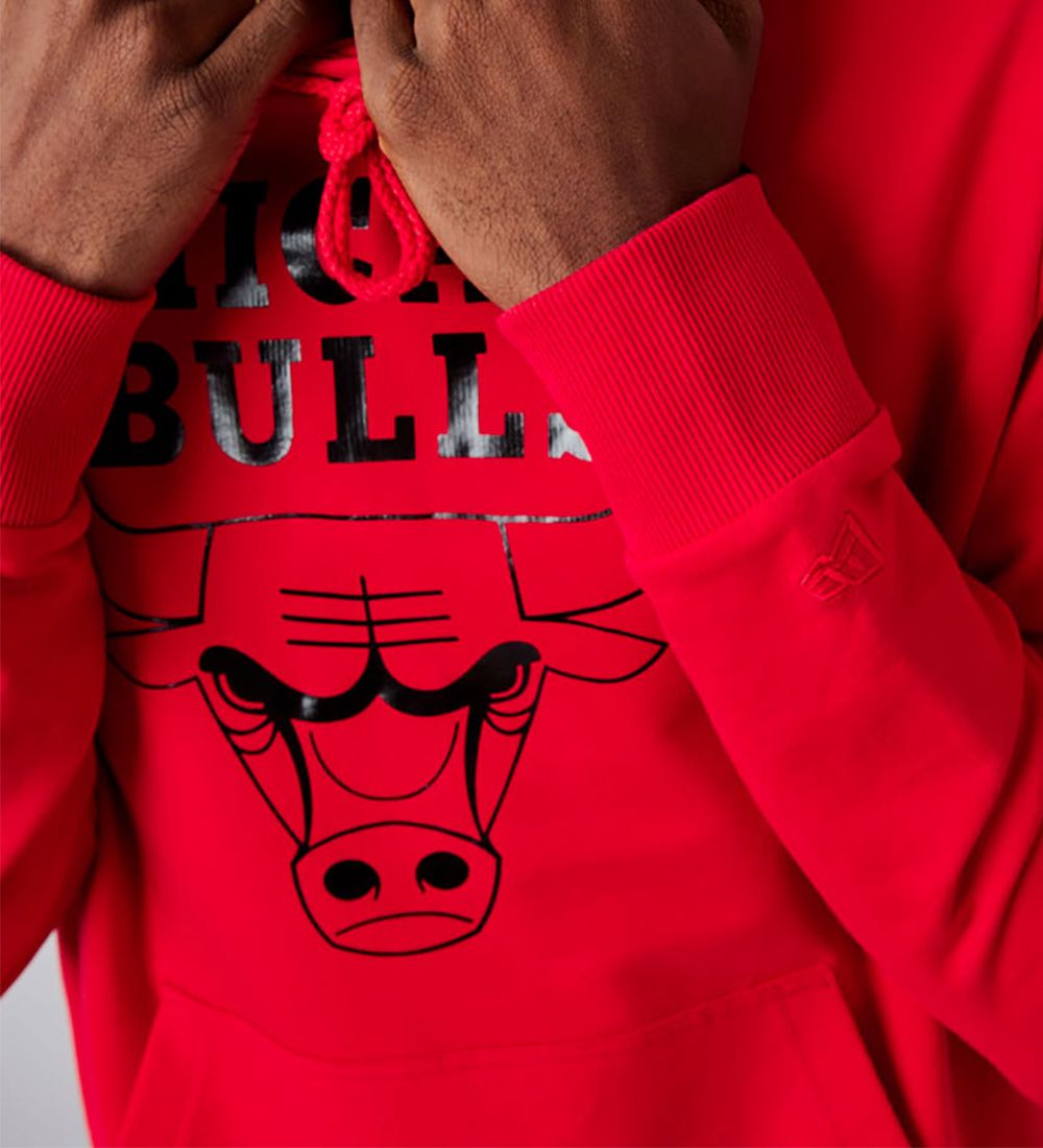New Era Hættetrøje - Chicago Bulls - Rød