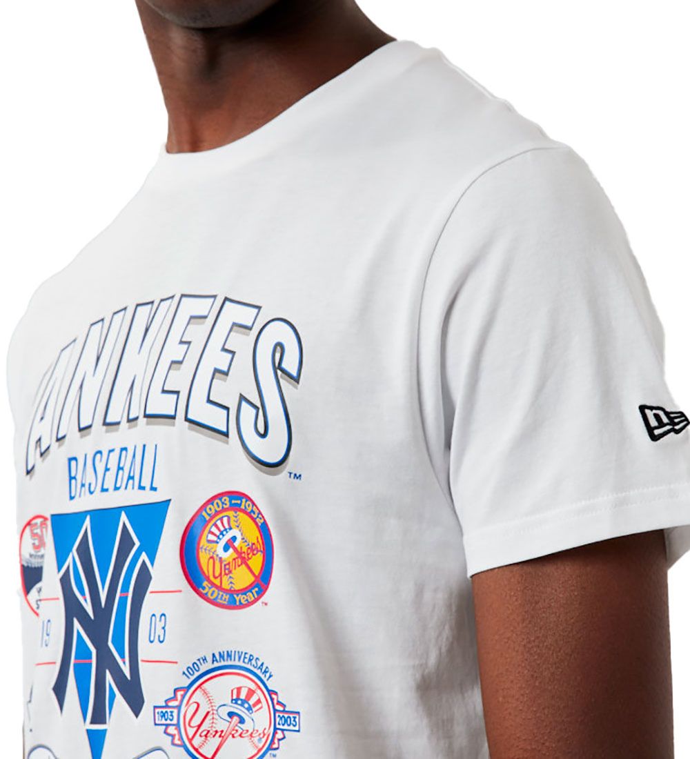 New Era T-Shirt - New York Yankees - Hvid
