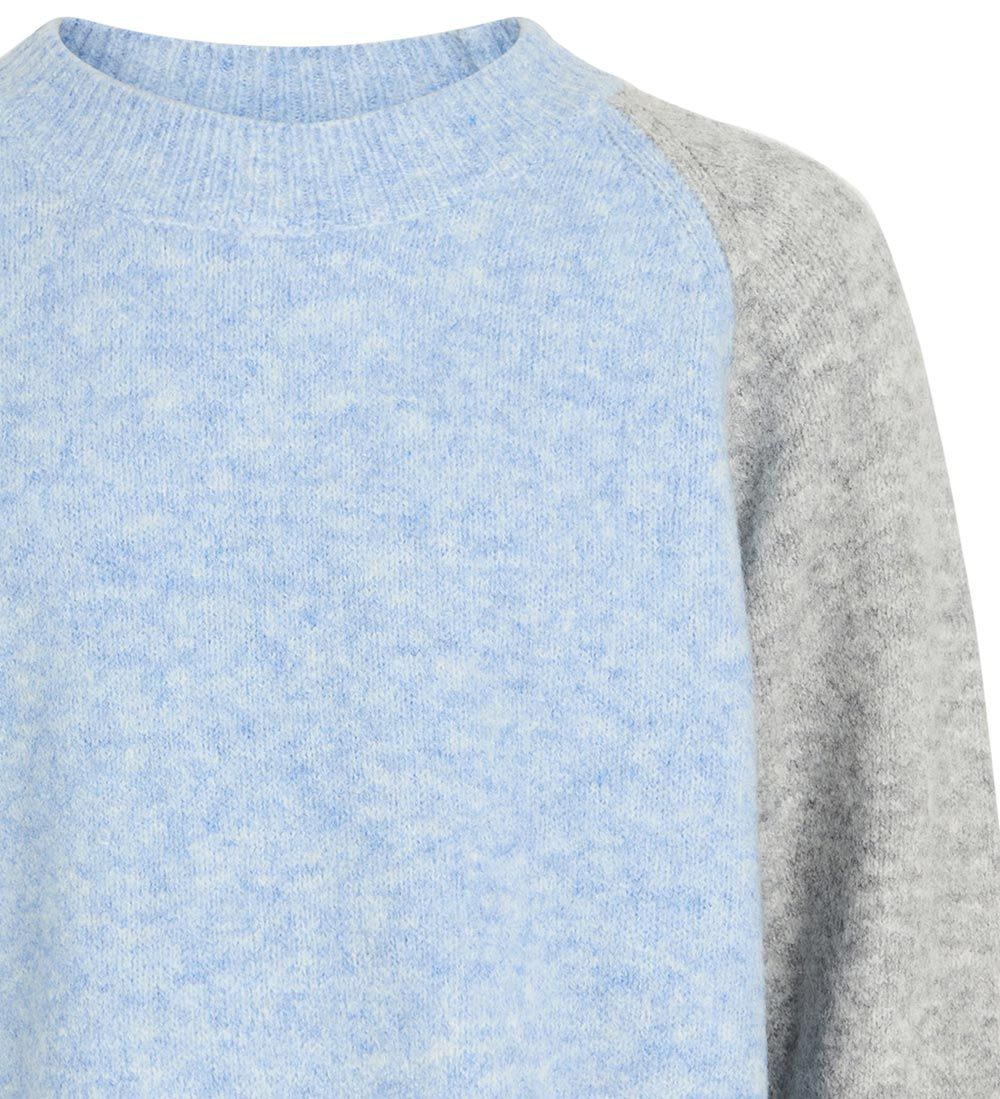 Grunt Bluse - Dette Knit - Blå
