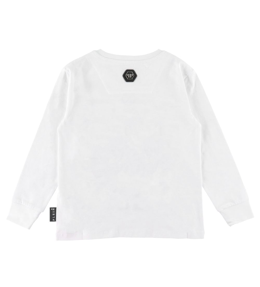 Philipp Plein Bluse - Hvid m. Logo