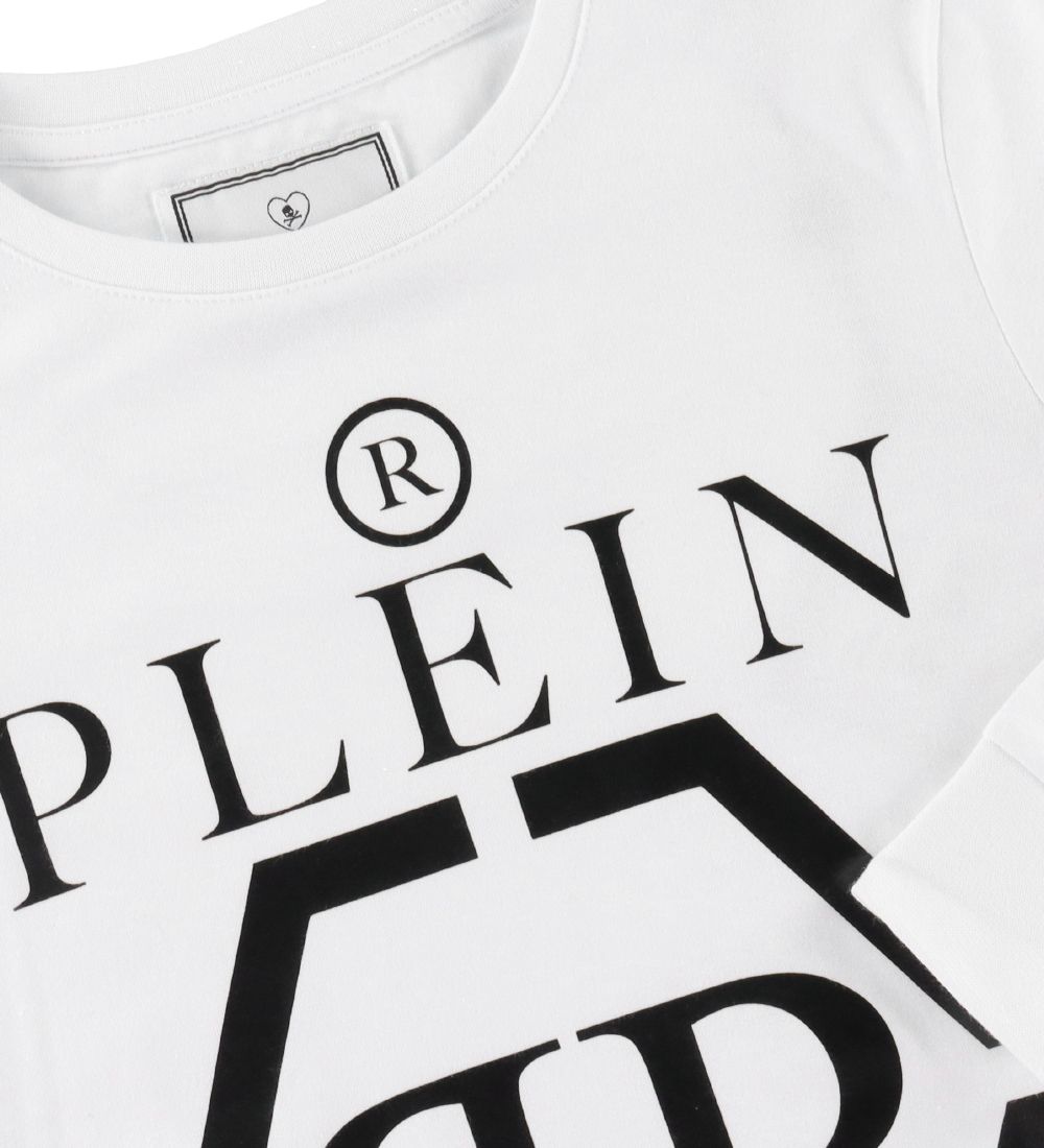 Philipp Plein Bluse - Hvid m. Logo