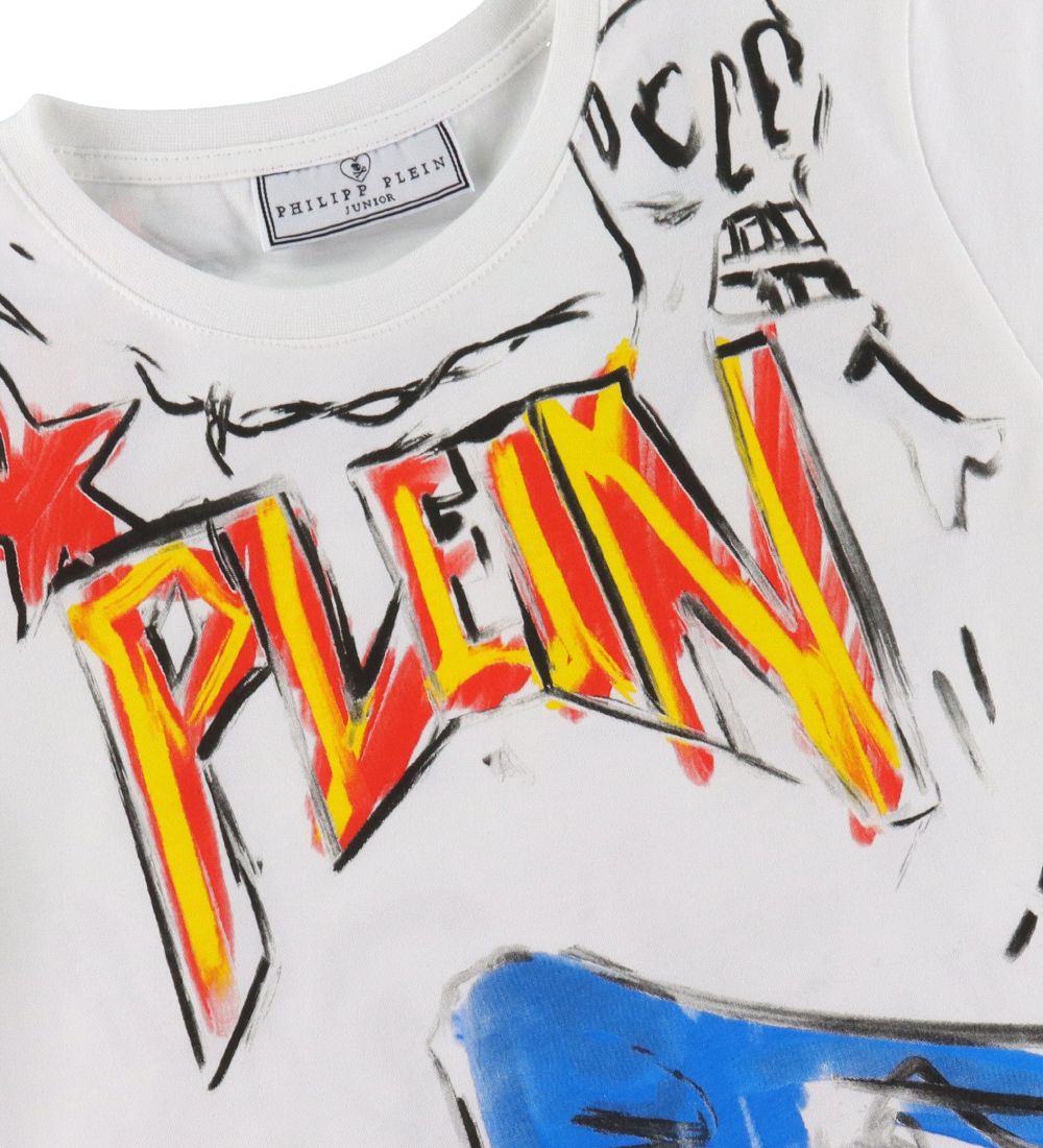 Philipp Plein T-shirt - Hvid m. Print