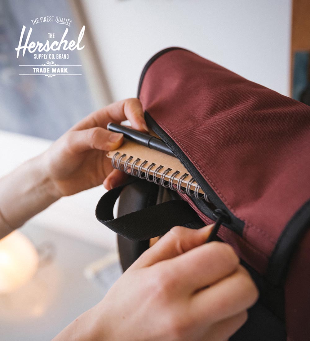 Herschel Rygsæk - Retreat Pro - Port/Black