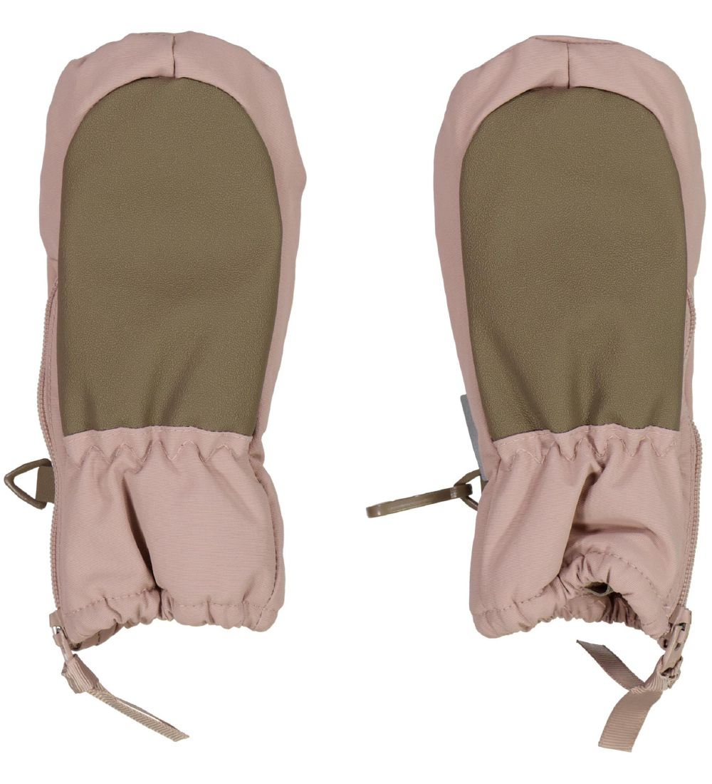 Wheat Luffer m. Fleece - Mittens Zipper Tech - Rose