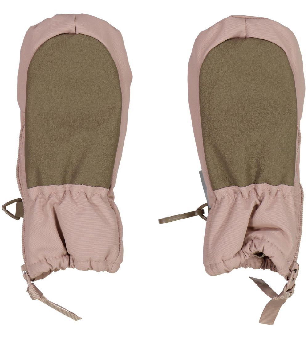 Wheat Luffer m. Fleece - Mittens Zipper Tech - Rose