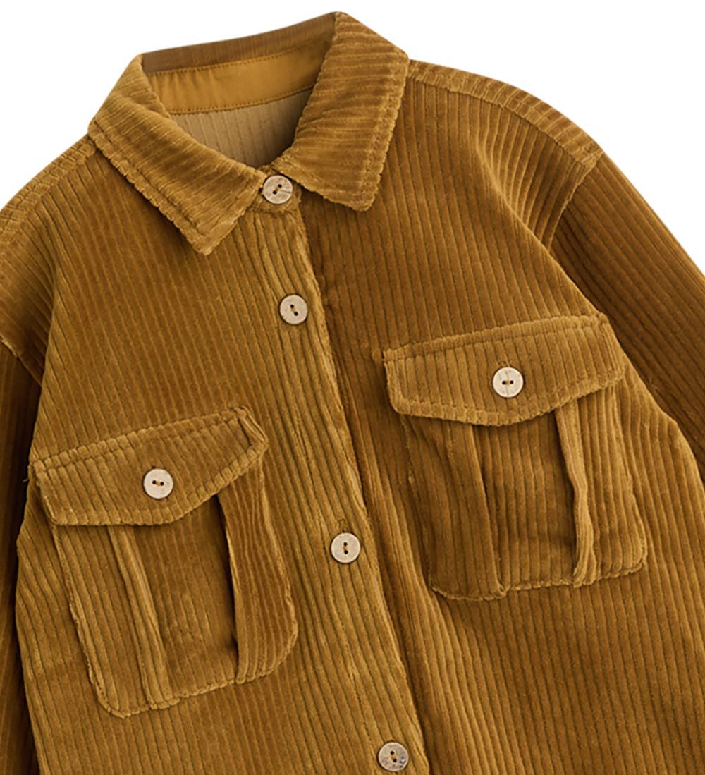 Noa Noa miniature Skjorte - Fløjl - Golden Brown