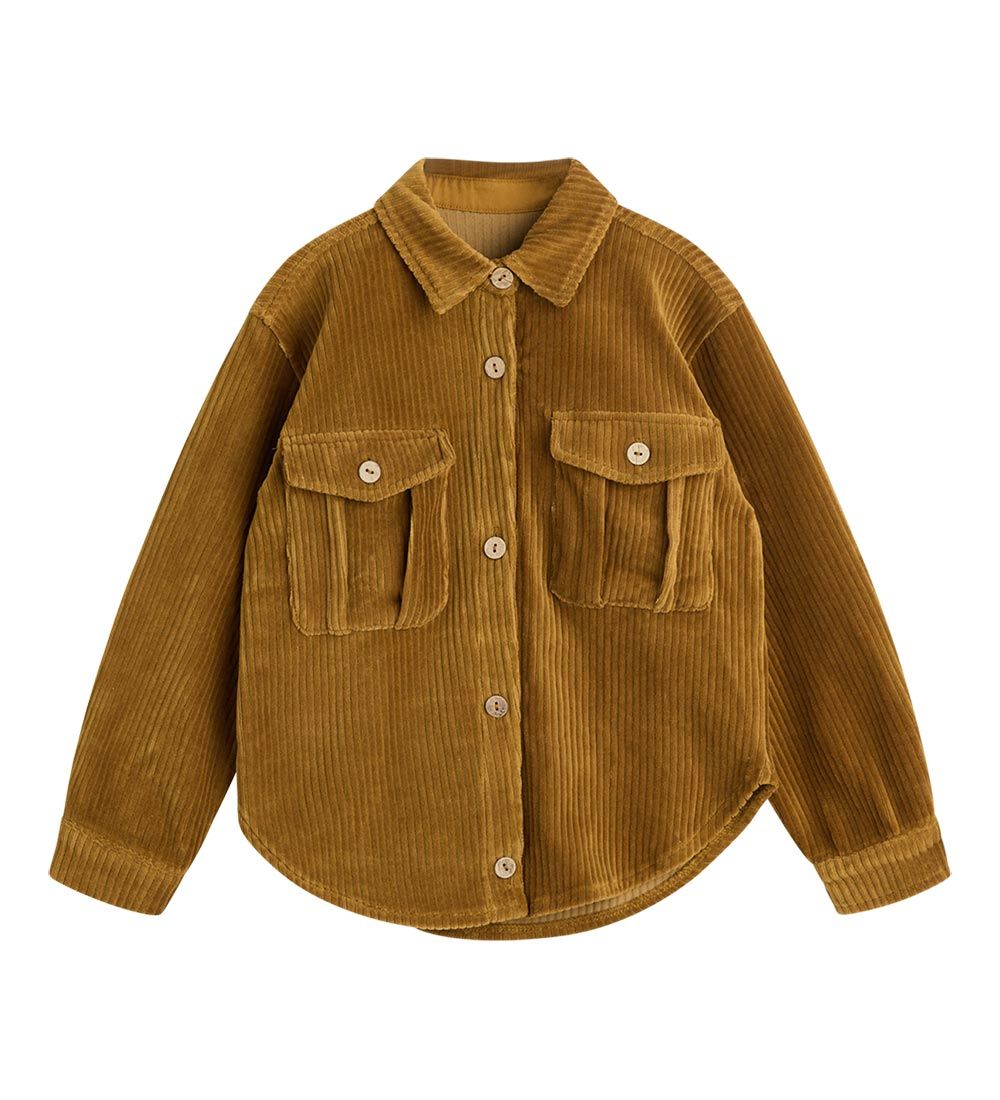 Noa Noa miniature Skjorte - Fløjl - Golden Brown