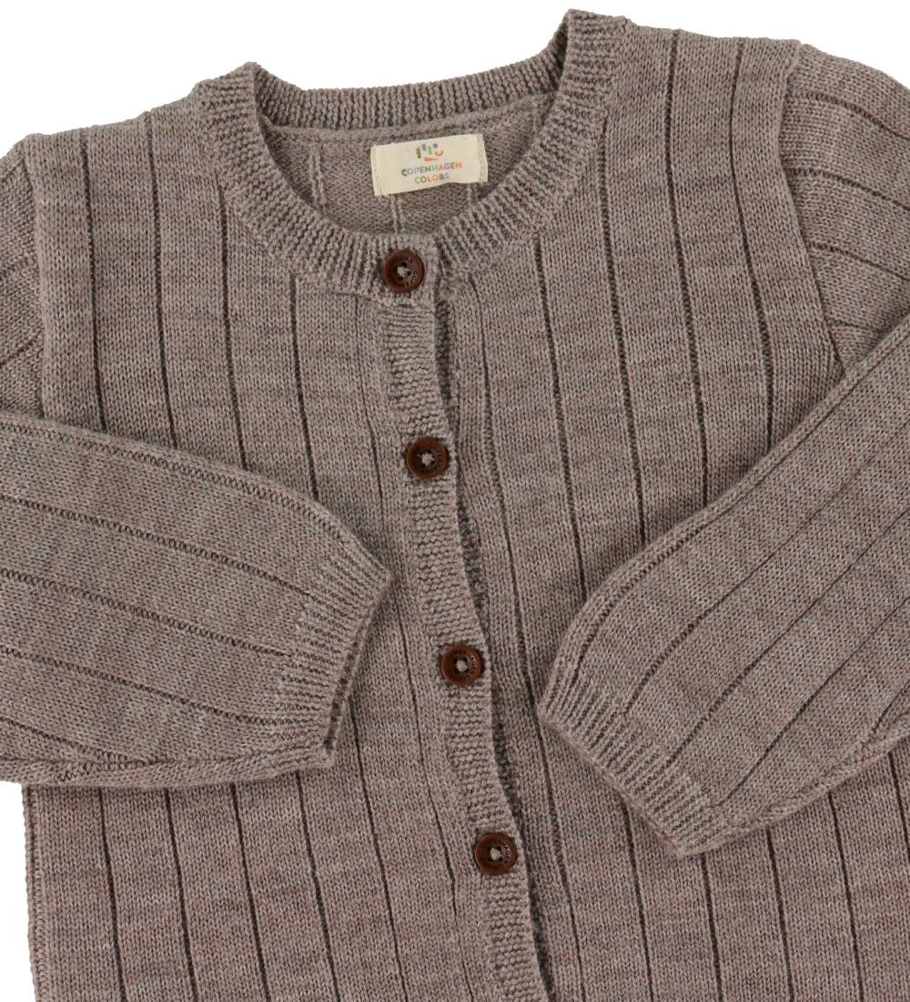 Copenhagen Colors Cardigan - Uld - Natural Melange