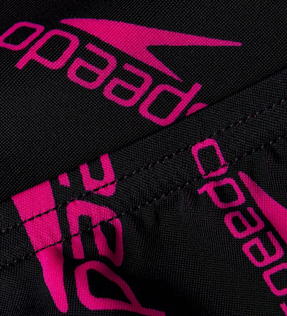 Speedo Badedragt - Boom Logo Medalist JF - Black/Pink