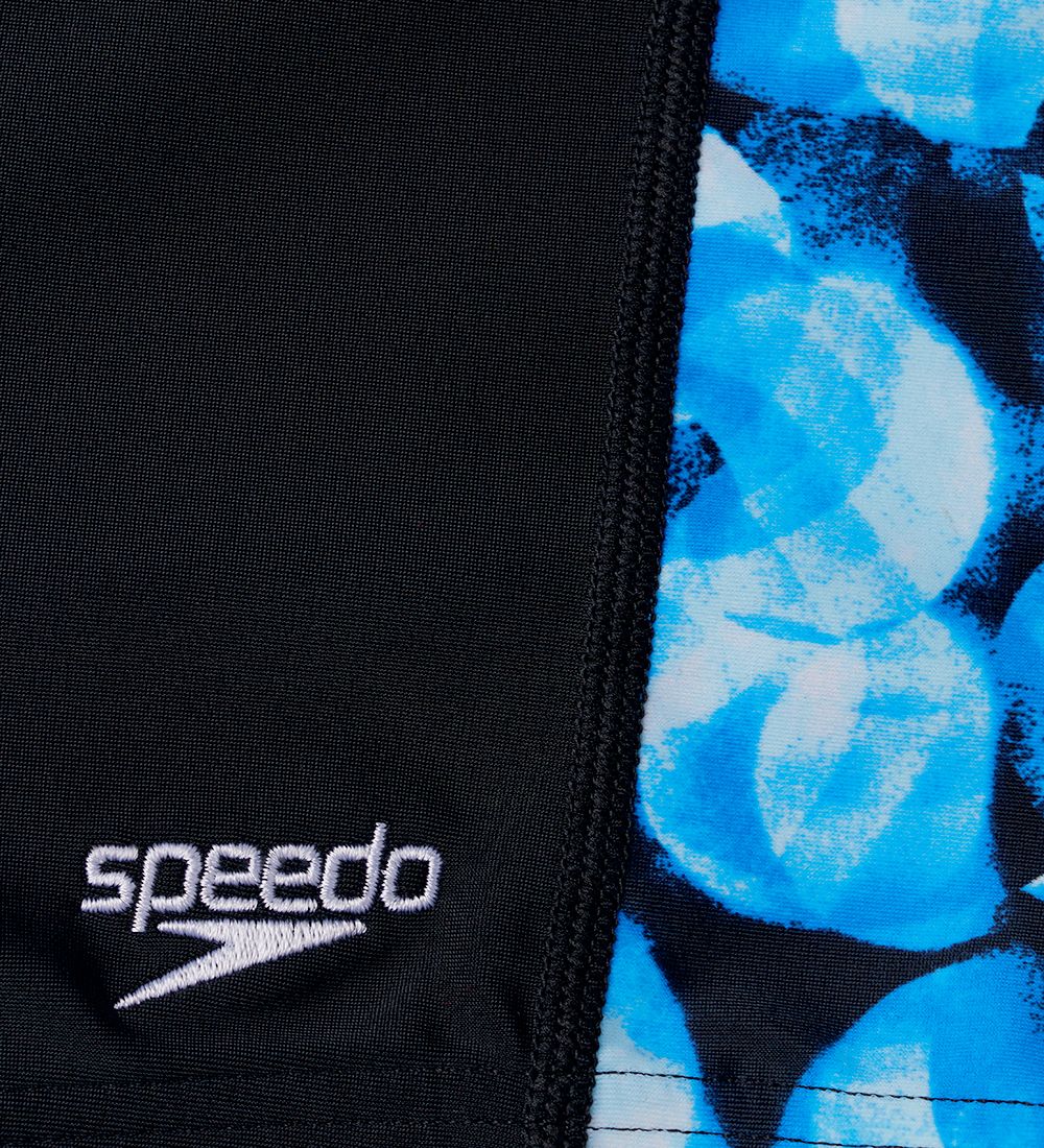 Speedo Badebukser - Allover Panel JM - Black/Blue