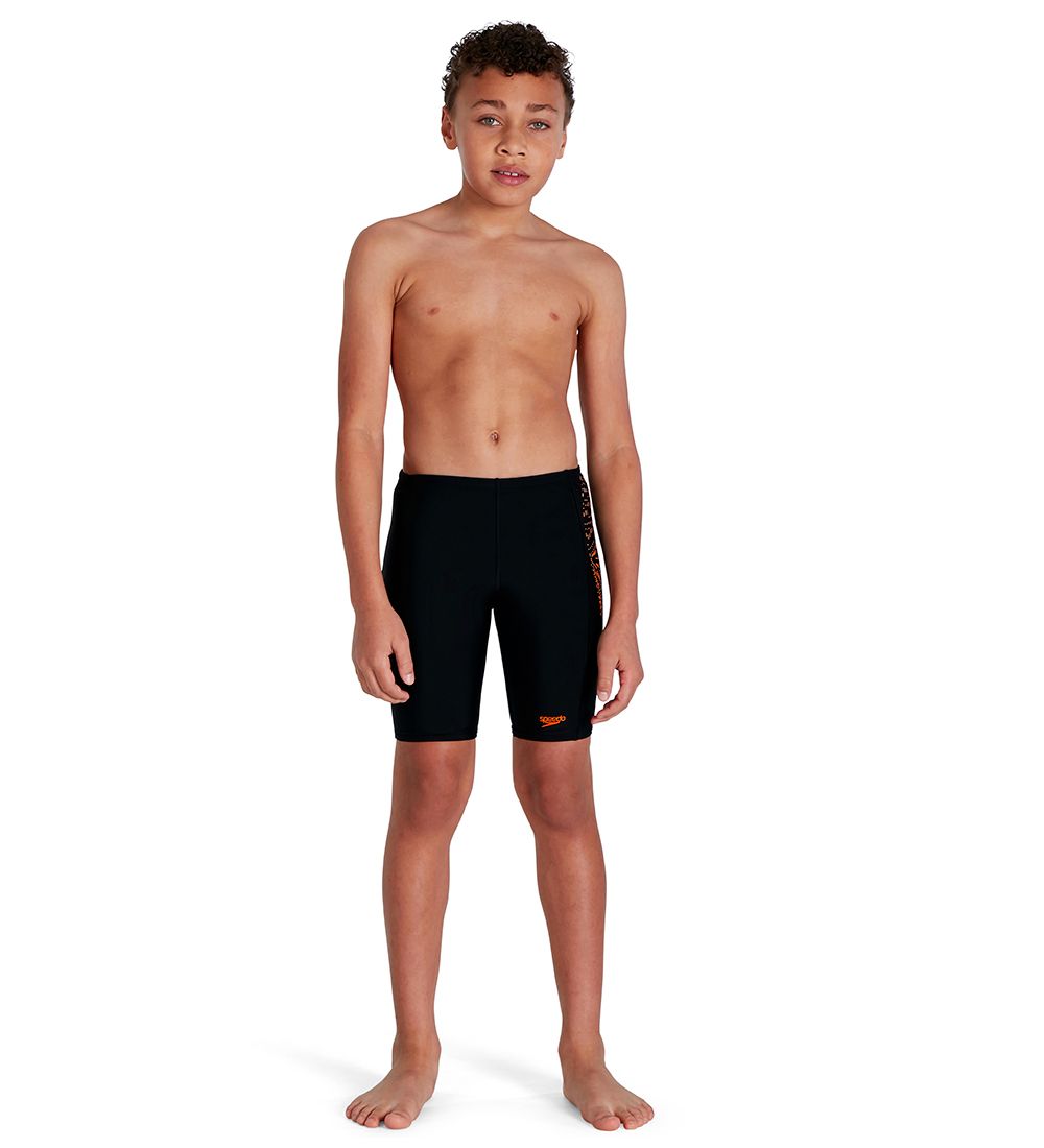 Speedo Badeshorts - Plastisol Placement Jammer JM - Black/Orange