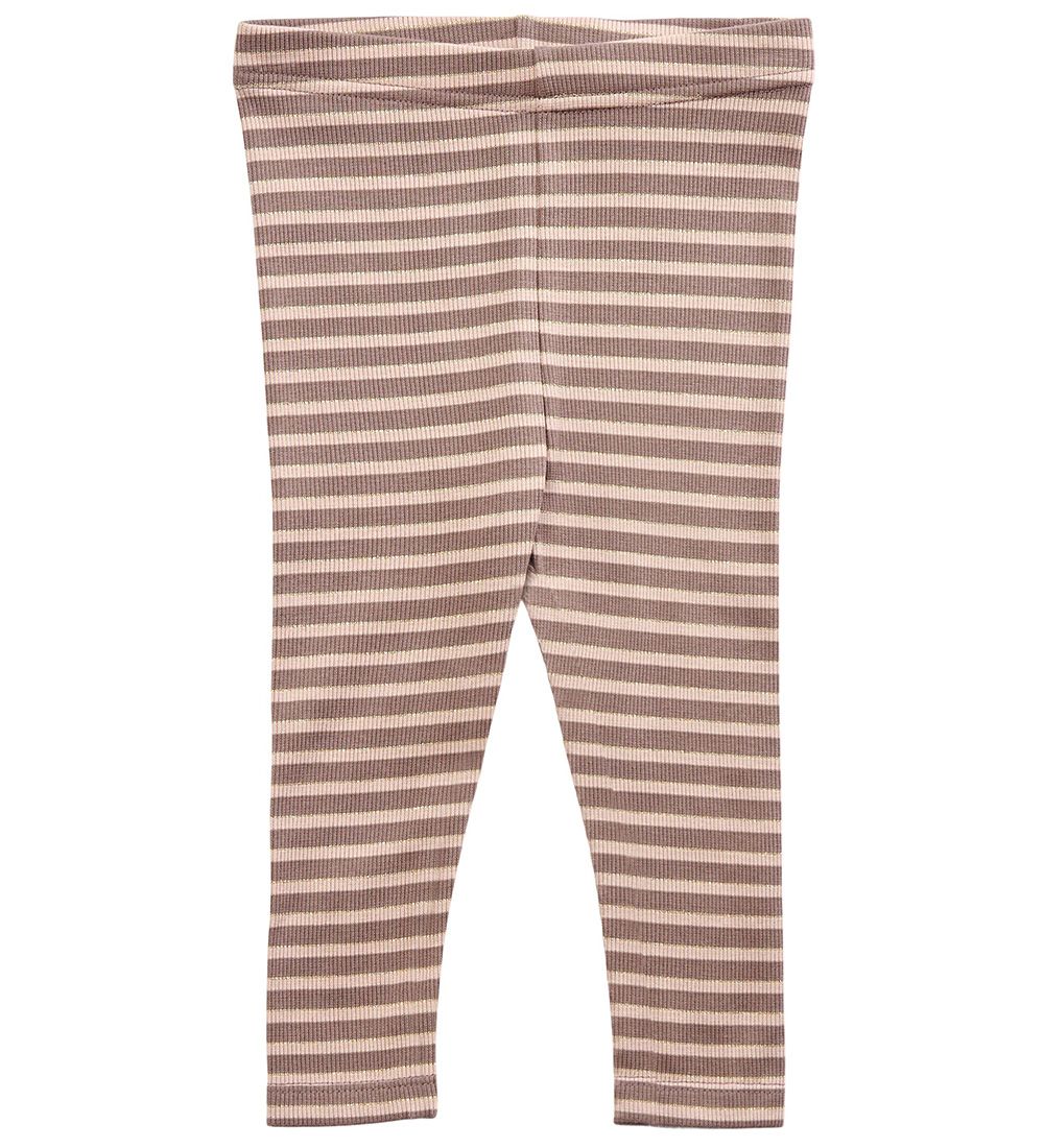 Petit By Sofie Schnoor Leggings - Rib - Warm Brown