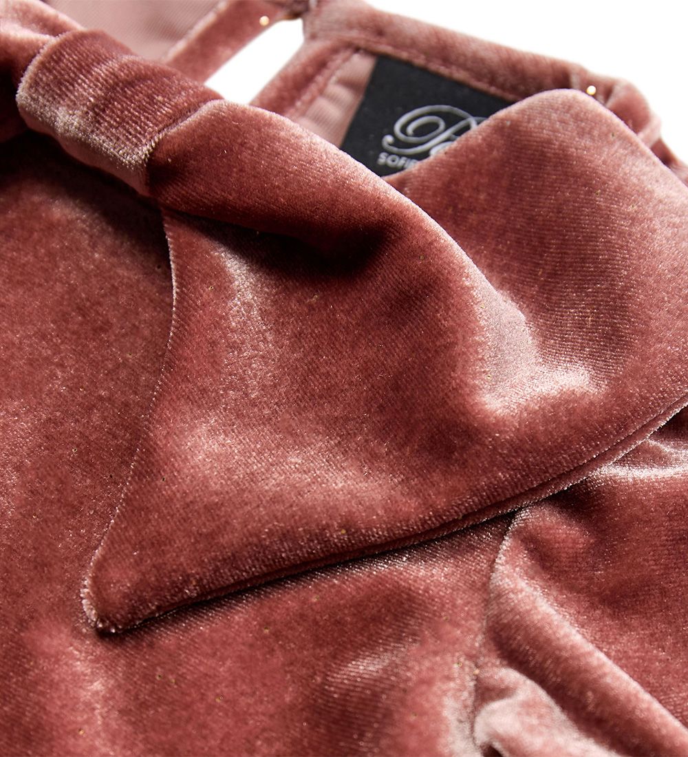 Petit By Sofie Schnoor Kjole - Velour - Rust Red