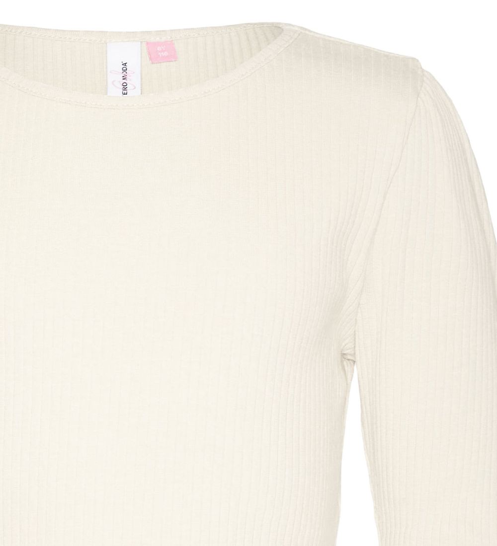 Vero Moda Girl Bluse - Noos - Rib - VmLavender - Snow White