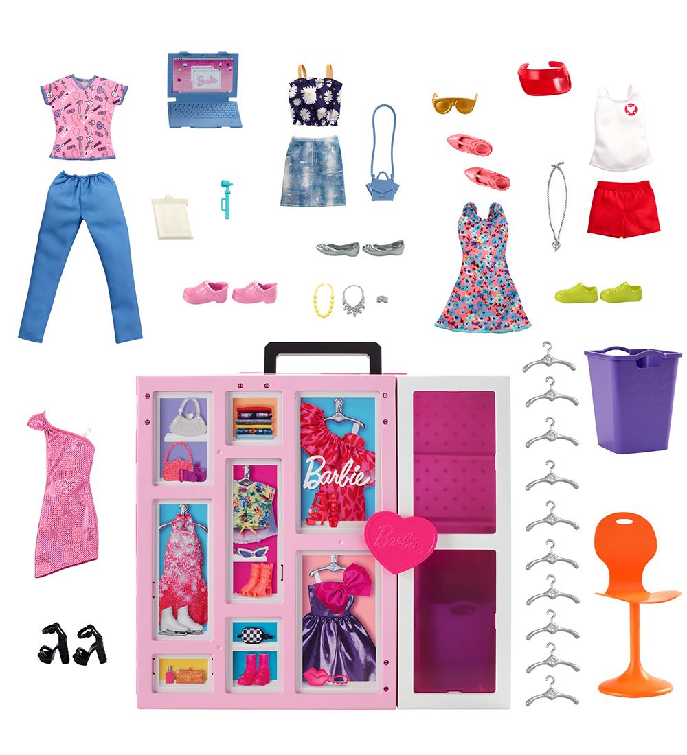 Barbie Dukkesæt - Drømme Garderobe